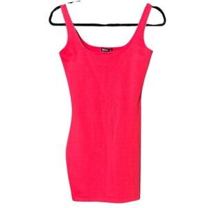 Cotton On coral/red Sleeveless mini Bodycon Dress